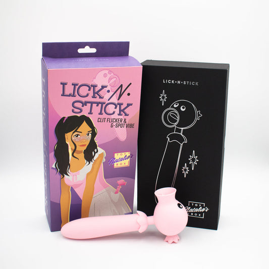 Lick N' Stick Clit Flicker & G-Spot Vibrator