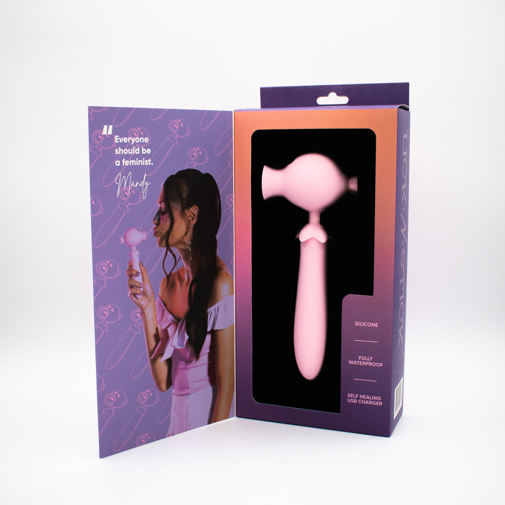 Lick N' Stick Clit Flicker & G-Spot Vibrator